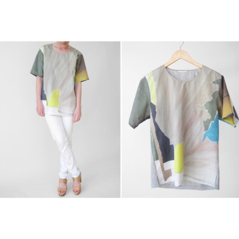 Fixxed studios abstract shirt 
Designer brand